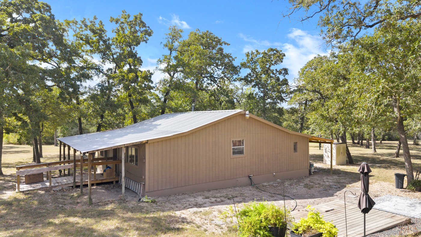 Aerial listing photo of a home